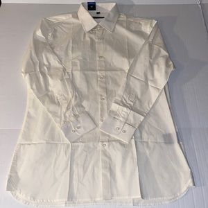 Andrew Fezza Slim Fit Men’s Size 17 32/33 Long Sleeve Dress Shirt